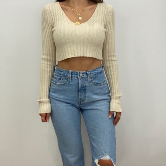 NWT Cropped Sweater - Picture 6 of 7